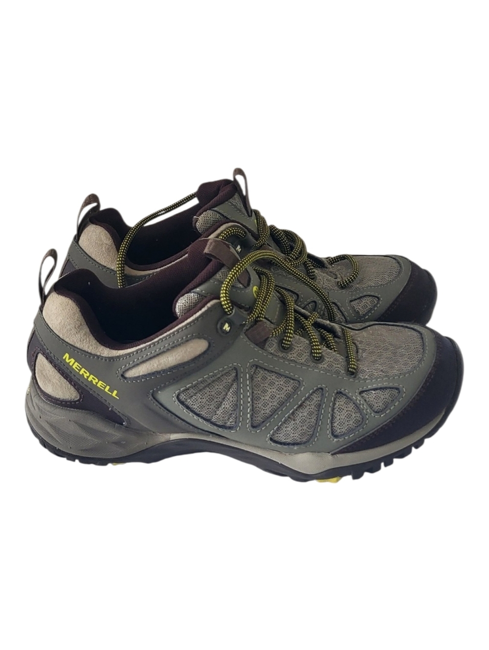 Merrell Womens Dusty Olive Green Trail Hiking Shoes 8.5